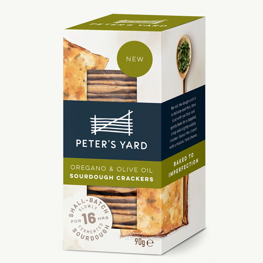 Oregano & Olive Oil Sourdough Crackers 90g