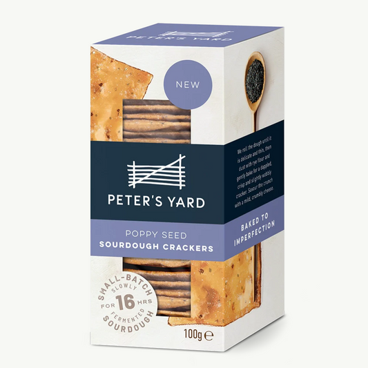 Poppy Seed Sourdough Crackers 90g