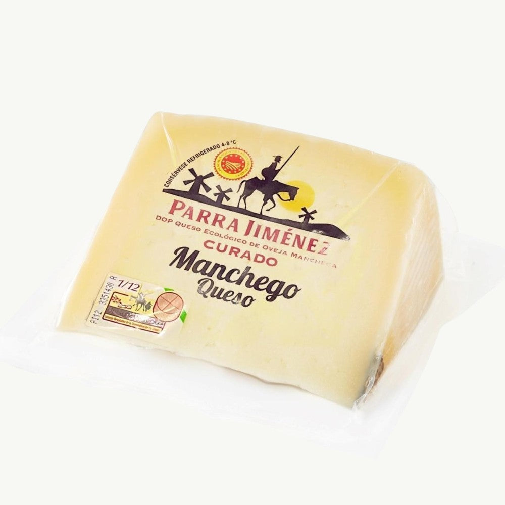 Parra Jimenez Organic Manchego, Cured and Pasteurised (200g)