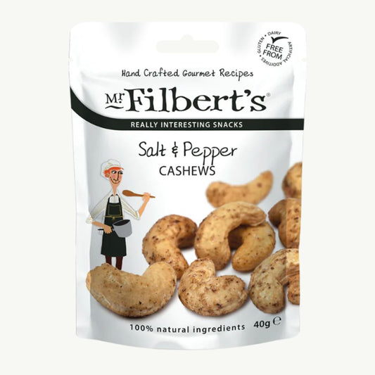 Mr Filbert's Salt & Pepper Cashews 40g