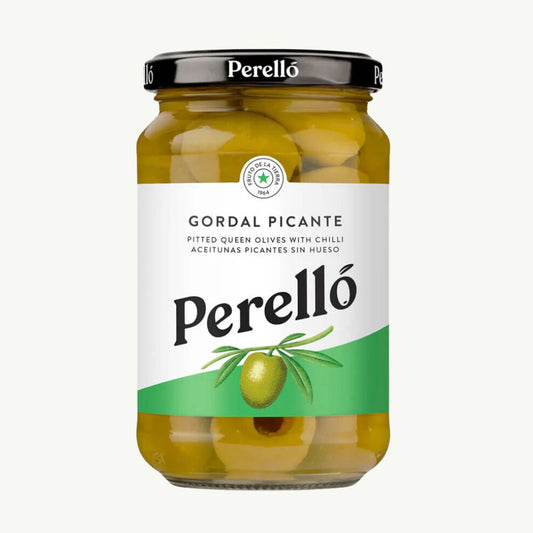 Perello Gordal Spicy Pitted Olives in Jar 150g