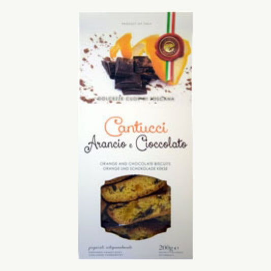 Cantucci Arancia e Cioccolato, Orange and Chocolate Biscuit from Lago Nero (200g)