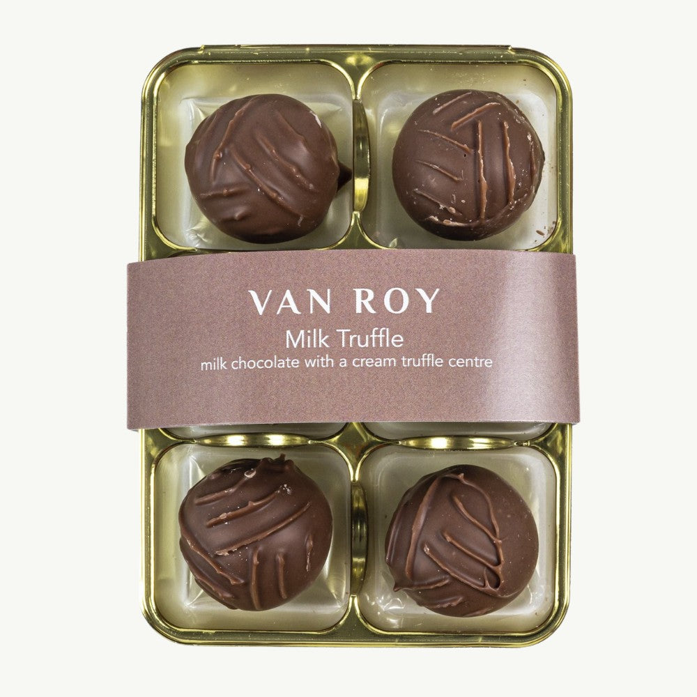 6 Pack of Van Roy Milk Chocolate Truffles