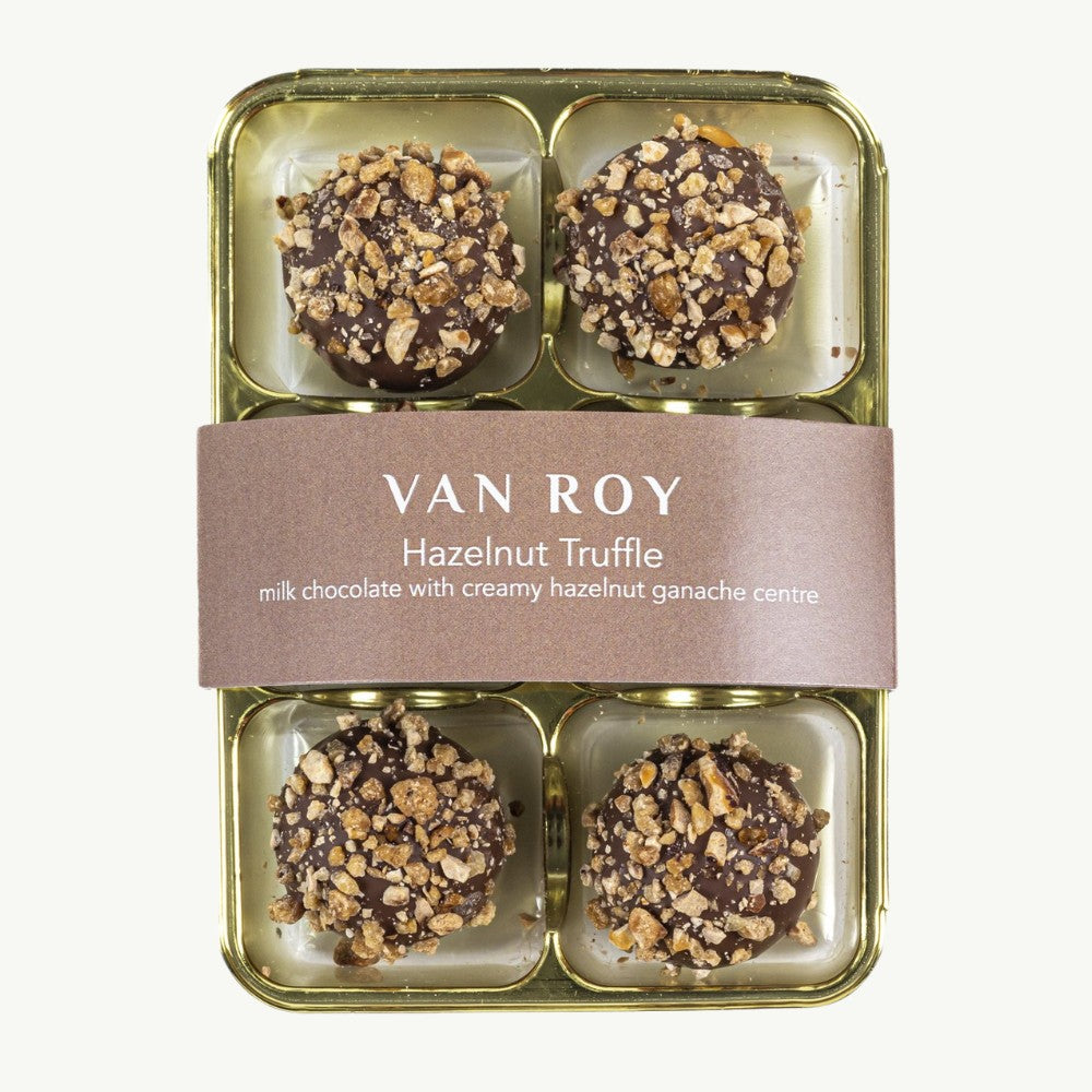 6 Pack of Van Roy Hazelnut Truffles