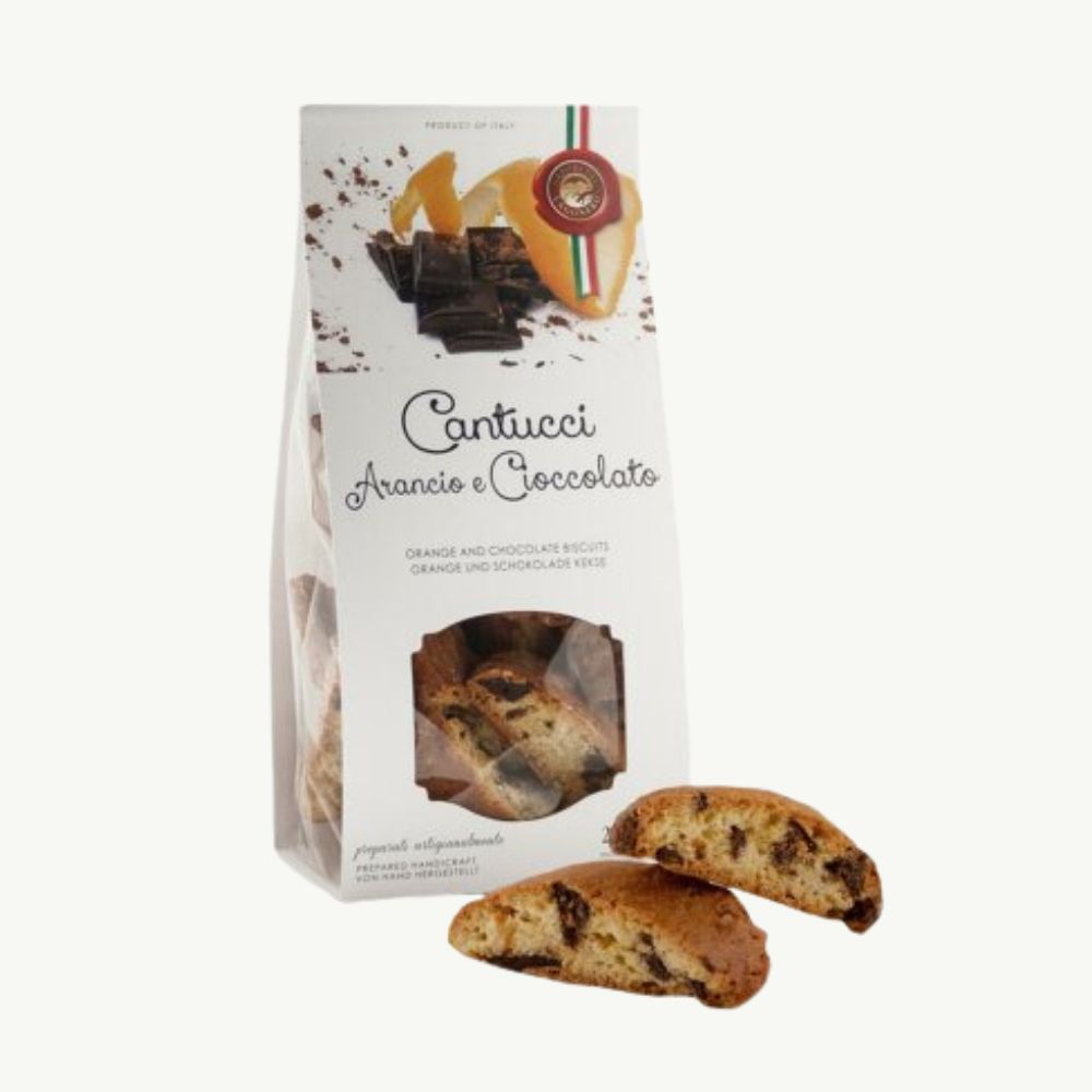 Cantucci Arancia e Cioccolato, Orange and Chocolate Biscuit from Lago Nero (200g)