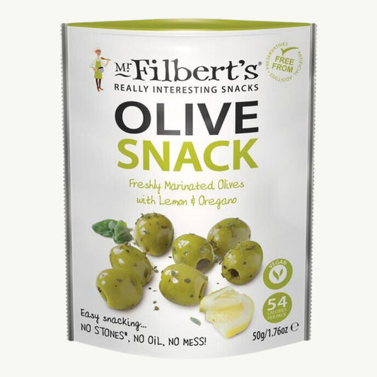 Filbert's Green Olives with Lemon & Oregano 50g