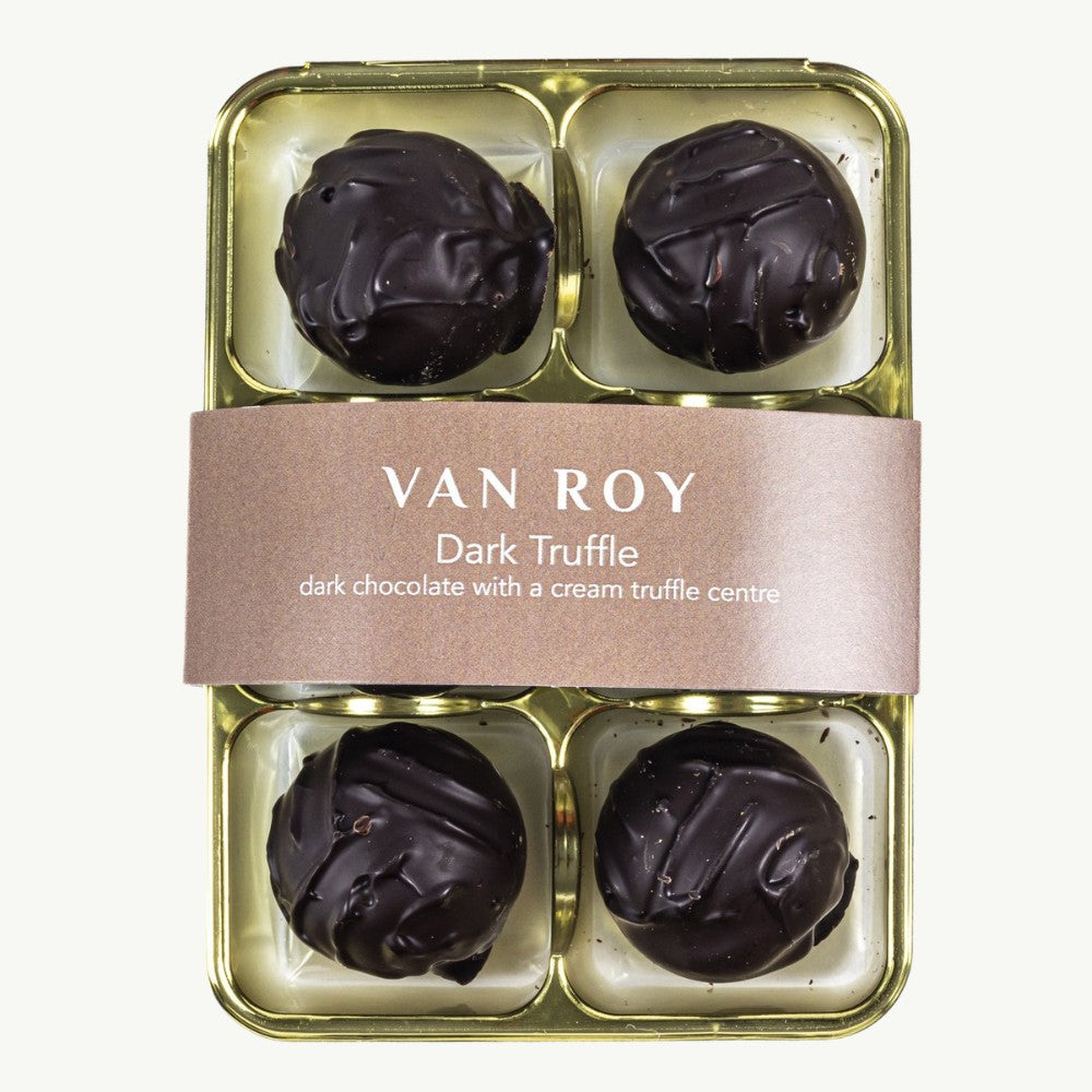 6 pack of Van Roy Dark Chocolate Truffles