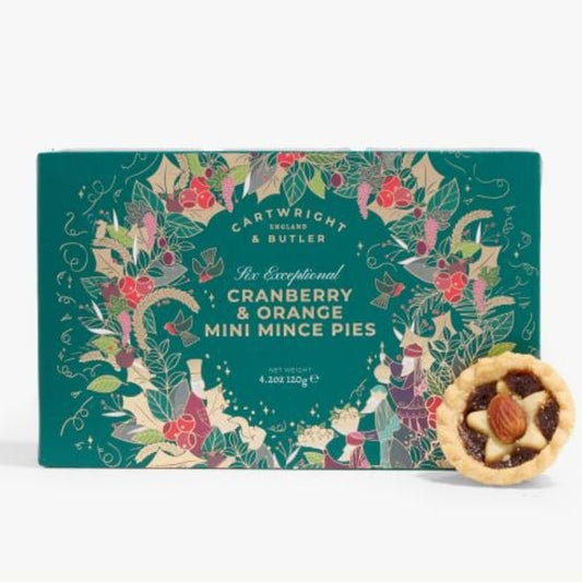 Cranberry & Orange Mini Mince Pies in Carton (120g)