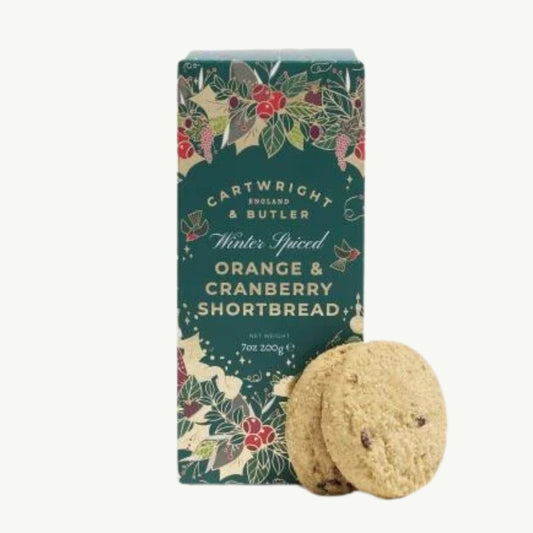 Winter Wonderland Spiced Orange & Cranberry Shortbread 200g